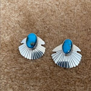 Sterling silver turquoise earrings